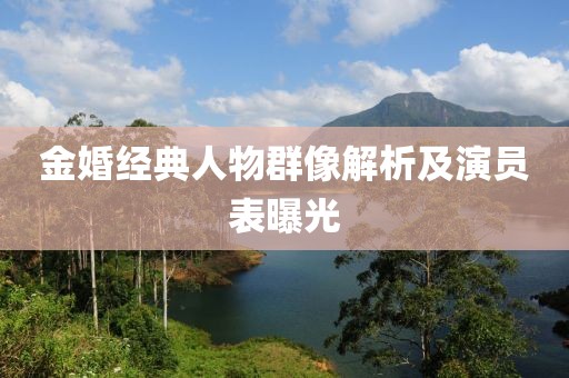 金婚经典人物群像解析及演员表曝光