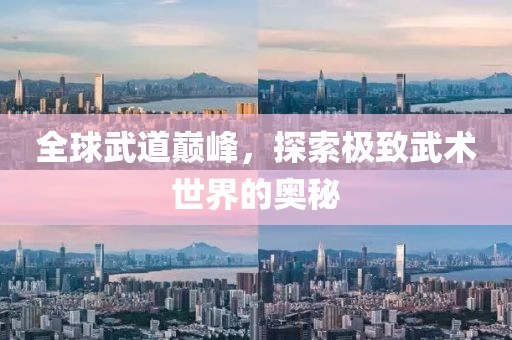 全球武道巅峰，探索极致武术世界的奥秘
