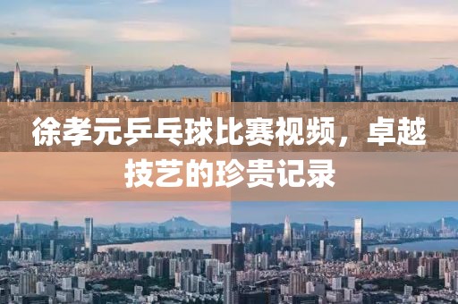 徐孝元乒乓球比赛视频，卓越技艺的珍贵记录