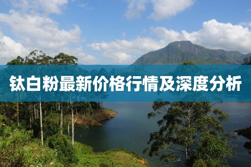 钛白粉最新价格行情及深度分析