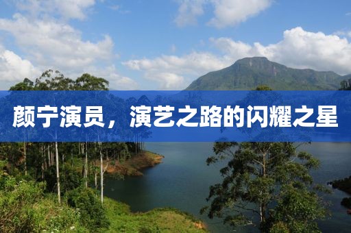 颜宁演员，演艺之路的闪耀之星