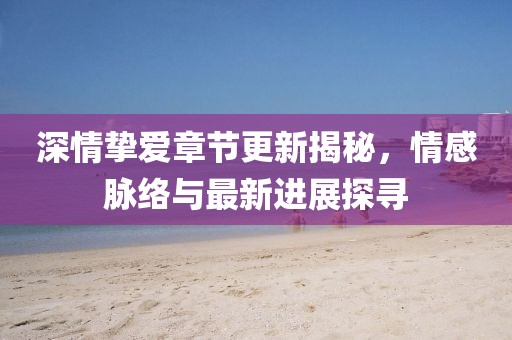 深情挚爱章节更新揭秘，情感脉络与最新进展探寻