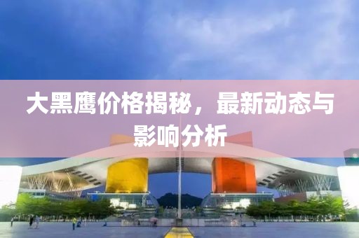 大黑鹰价格揭秘，最新动态与影响分析