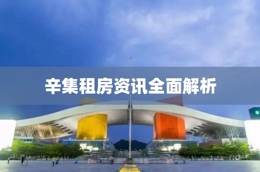 辛集租房资讯全面解析