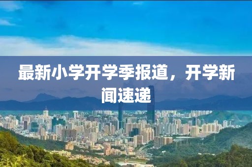 最新小学开学季报道，开学新闻速递