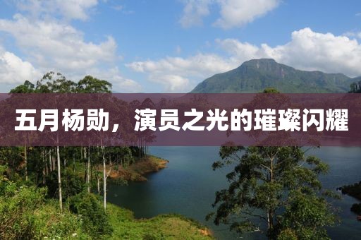 五月杨勋，演员之光的璀璨闪耀