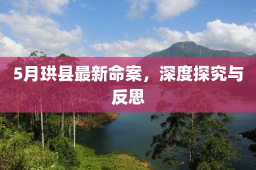 5月珙县最新命案，深度探究与反思