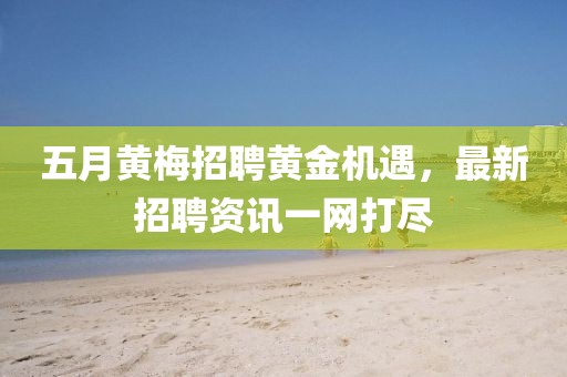 五月黄梅招聘黄金机遇，最新招聘资讯一网打尽