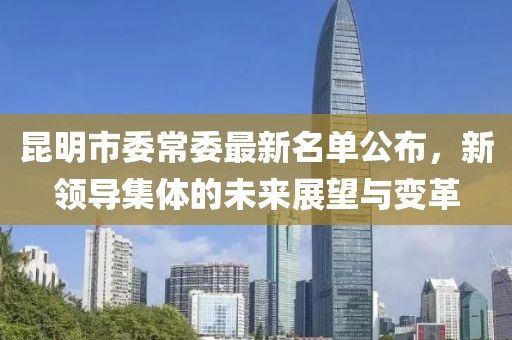 昆明市委常委最新名单公布，新领导集体的未来展望与变革