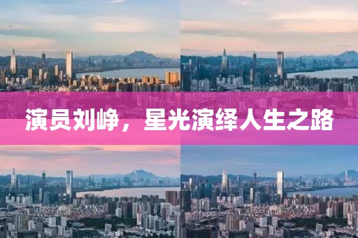 演员刘峥，星光演绎人生之路