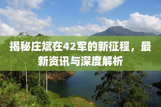 揭秘庄斌在42军的新征程，最新资讯与深度解析