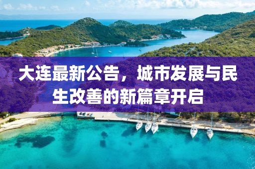 大连最新公告，城市发展与民生改善的新篇章开启