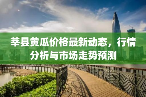 莘县黄瓜价格最新动态，行情分析与市场走势预测
