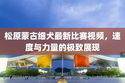 松原蒙古细犬最新比赛视频，速度与力量的极致展现
