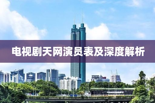 电视剧天网演员表及深度解析
