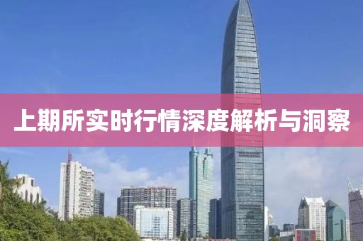 上期所实时行情深度解析与洞察