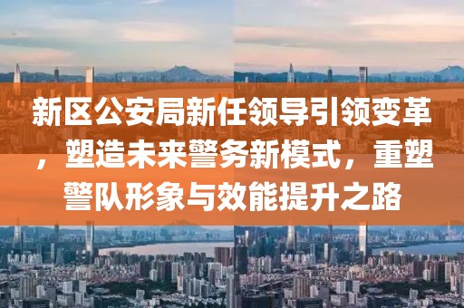 新区公安局新任领导引领变革，塑造未来警务新模式，重塑警队形象与效能提升之路