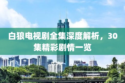 白狼电视剧全集深度解析，30集精彩剧情一览