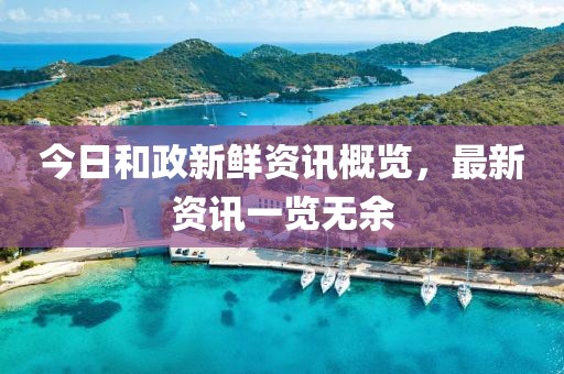 今日和政新鲜资讯概览，最新资讯一览无余