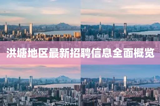 洪塘地区最新招聘信息全面概览