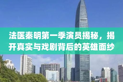 法医秦明第一季演员揭秘，揭开真实与戏剧背后的英雄面纱