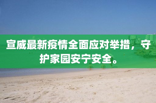 宣威最新疫情全面应对举措，守护家园安宁安全。