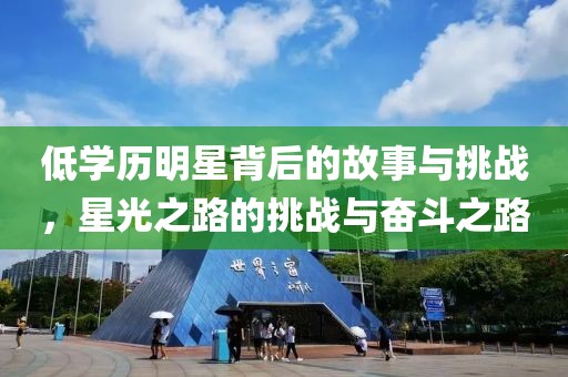 低学历明星背后的故事与挑战，星光之路的挑战与奋斗之路