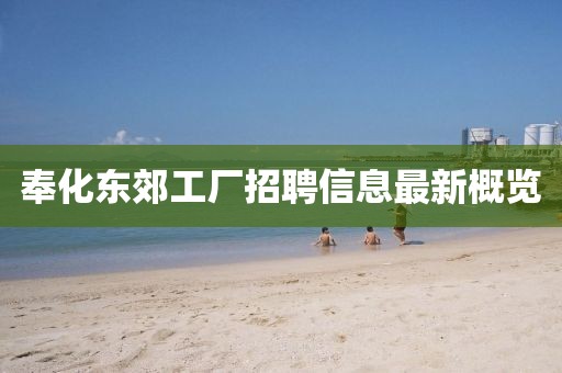 奉化东郊工厂招聘信息最新概览