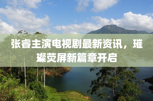 张睿主演电视剧最新资讯，璀璨荧屏新篇章开启