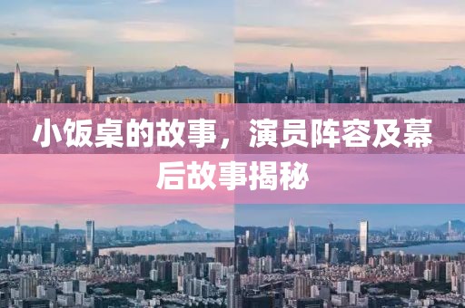 小饭桌的故事，演员阵容及幕后故事揭秘