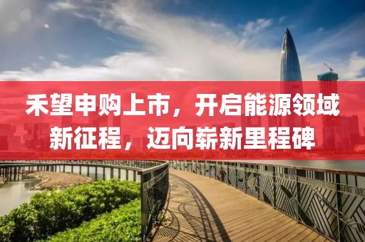 禾望申购上市，开启能源领域新征程，迈向崭新里程碑